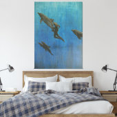 イルカを救出する キャンバスプリント (インサイチュ (寝室))