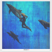 イルカを救出する シール (シート)