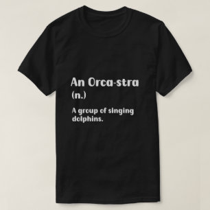 イルカを歌う魔法のオルカストラ Tシャツ