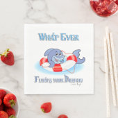 イルカを浮かせるものは スタンダードランチョンナプキン (インサイチュ)