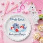 イルカを浮かせるものは ペーパープレート (パーティー)