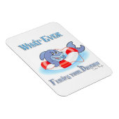 イルカを浮かせるものは マグネット (右側)