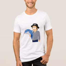 イルカを見た人はいますか? トライブレンドTシャツ