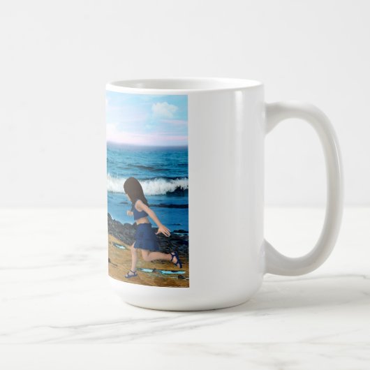 イルカを見る コーヒーマグカップ (右)