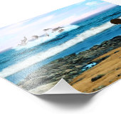 イルカを見る フォトプリント            (角)