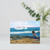 イルカを見る ポストカード (スタンド正面)