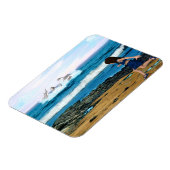 イルカを見る マグネット (左側)