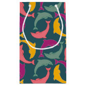 イルカグリーン スモールペーパーバッグ (裏面)