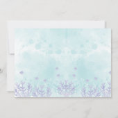 イルカダイブ水族館オーシャンスイム子供誕生日 招待状 (裏面)