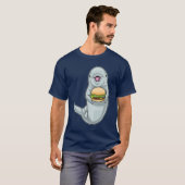 イルカチーズバーガー Tシャツ (正面フル)