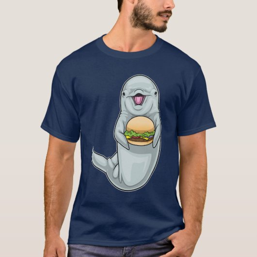 イルカチーズバーガー Tシャツ (正面)