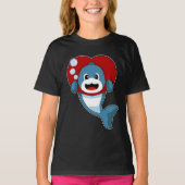 イルカハート Tシャツ (正面)