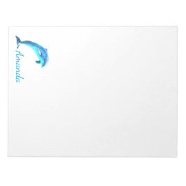 イルカパーソナライズされた ノートパッド