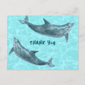 イルカパーティー 子供たちからの感謝の気持ち ポストカード (正面)