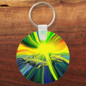 イルカファミリーin the sunshine キーホルダー (正面)