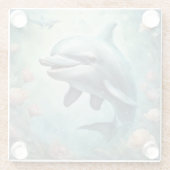 イルカファンタジー8 ガラスコースター (裏面)