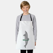 イルカフィットネスタイヤスポーツ エプロン (着用した状態)