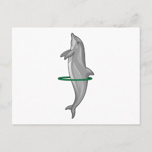 イルカフィットネスタイヤスポーツ ポストカード (正面)