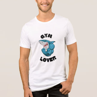 イルカプリントのスタイリッシュなメンズTシャツ&ジム トライブレンドTシャツ