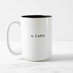イルカポ   ボス   カスタムコーヒイタリアンーマグ ツートーンマグカップ