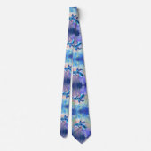 イルカンカップル-美しい ネクタイ (裏面)