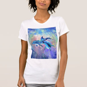 イルカンカップル-美しい Tシャツ