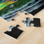 イルカ付き人魚 ジグソーパズル (側面)