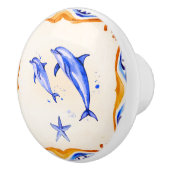 イルカ地中海の類 セラミックノブ (右)