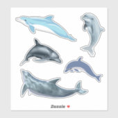 イルカ型ステッカーキッズパーティー シール (シート)