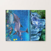 イルカ家族 ジグソーパズル (横)