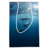イルカ家族 ミディアムペーパーバッグ (正面)