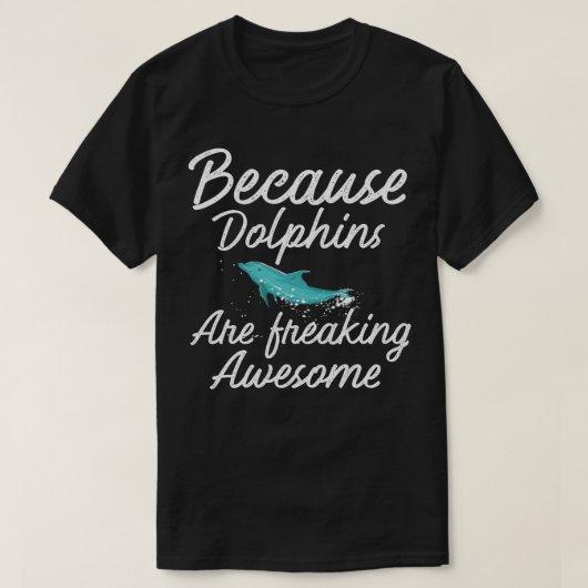 イルカ愛好家Tシャツ1 Tシャツ (デザイン正面)