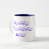 イルカ愛 ツートーンマグカップ (正面左)