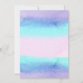 イルカ招待状ドルフィンアンダーザシー招待状 招待状 (裏面)