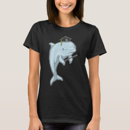 イルカ教授シリンダー Tシャツ