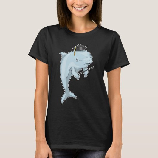 イルカ教授シリンダー Tシャツ (正面)