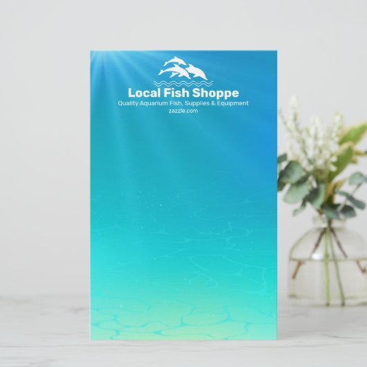 イルカ水族館店 便箋 (スタンド正面)