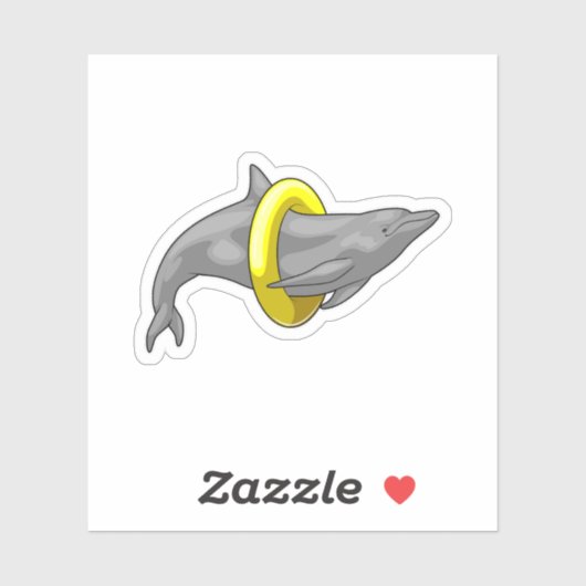 イルカ水泳救命ブイ シール (シート)