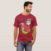 イルカ消防士 消防署 Tシャツ (正面フル)