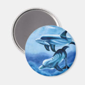 イルカ熱帯魚 マグネット (正面/裏面)