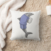 イルカ秘書の紙 クッション (ブランケット)