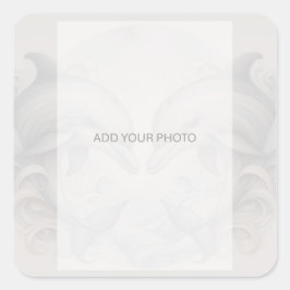 イルカ結婚の写真 スクエアシール