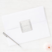 イルカ結婚の写真 スクエアシール (封筒)