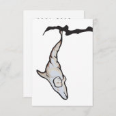 イルカ繭 招待状 (正面/裏面)