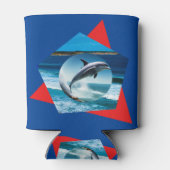 イルカ踊りオンザウェーブズクーラーボックス 缶クーラー (裏面)