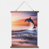 イルカ遊の子だ。3個セット, 吊り下げ型タペストリー (正面)