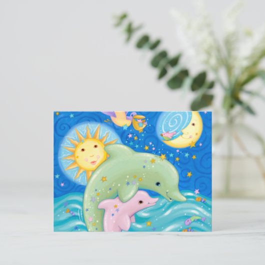 イルカ遊 ポストカード (スタンド正面)