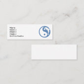 イルカ陰陽プロファイルカード スキニー名刺 (正面/裏面)