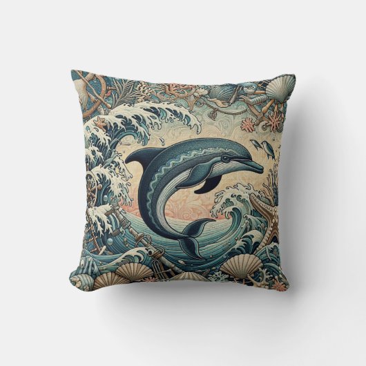 イルカ2 クッション (正面)