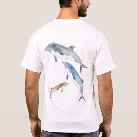 イルカ3 Tシャツ (裏面)